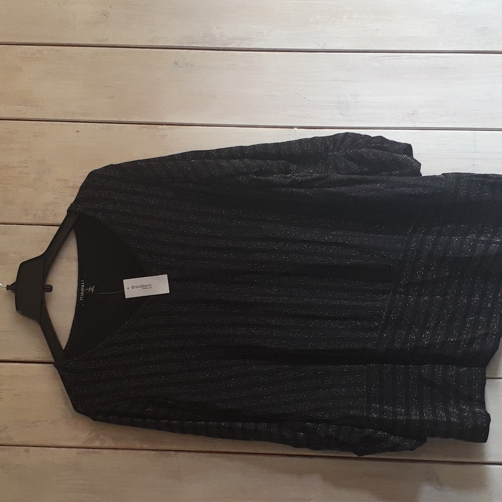 Fancy sweater, black and silver brand new